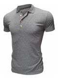 Men's Ribbed Polo Shirt